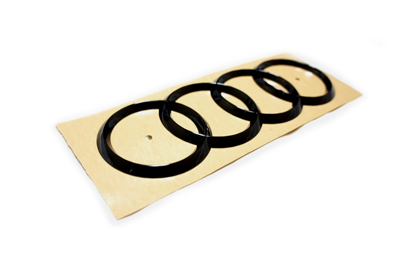 Audi 純正 グロス ブラック FourRings リア エンブレム A1 (GB) / Q3(8U) - kraftwoks web shop